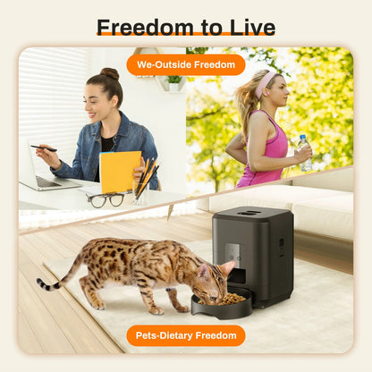 Revolutionize Your Pet Feeding Routine with the HEYBO Smart Pet Feeder - 2L Automatic Solution for Cats & Small Dogs!